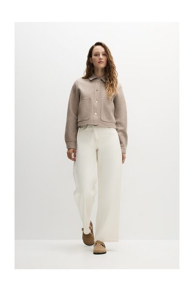 LEFTIES Felt Texture Jacket