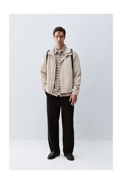 LEFTIES Man Stand-Up Collar Jacket