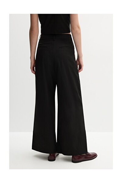 LEFTIES Dámské široké plisované kalhoty