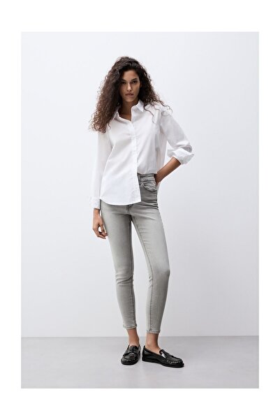 LEFTIES Nő szuper magas derékú farmerje