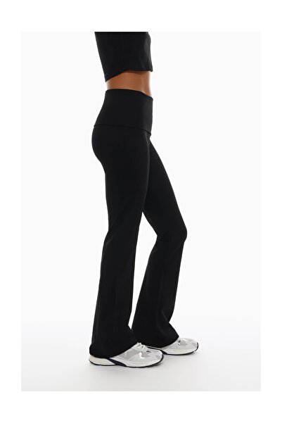 LEFTIES Woman Leggings with Fold-Over Waist
