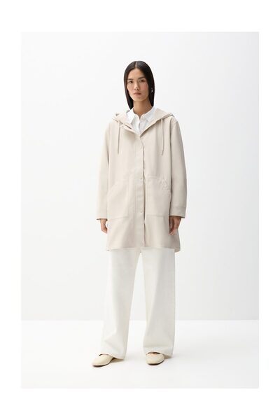LEFTIES Rubberized-Effect Parka