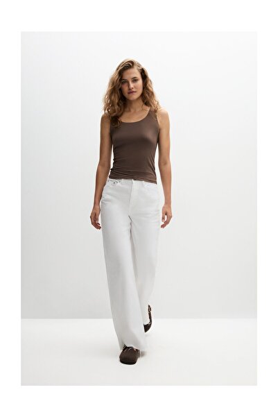 LEFTIES Woman Polyamide T-Shirt with Wide Straps
