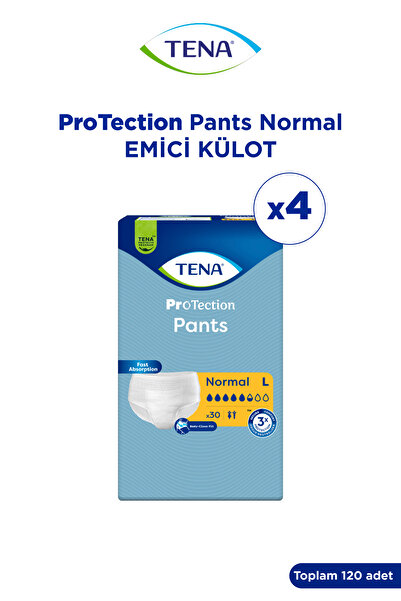 TENA Pants Normal Emici Külot 4lü Avantaj Paketi Ekonomik Large 30lu
