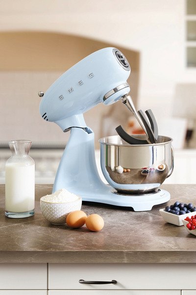 SMEG 50's Style Retro Pastel Mavi Stand Mikser smf03pbeu