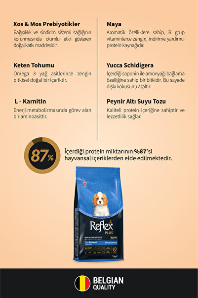 Reflex Plus Hipoalerjenik Somonlu Küçük Irk Yavru Köpek Maması 3kg