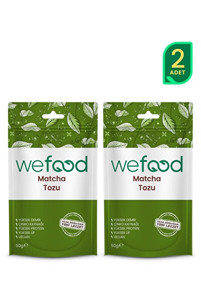 Wefood Matcha Tozu 50 gr 2'li Avantaj Seti