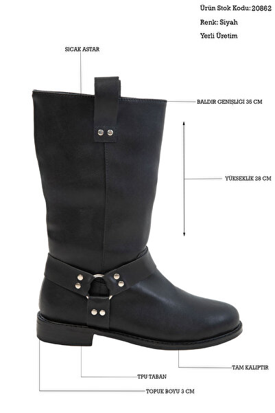 SOHO Siyah Kadın Bot& Bootie 20862