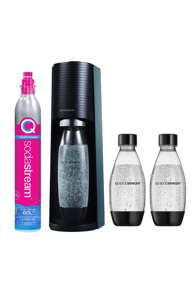 sodastream Výrobník sodovky Terra, 3 lahve součástí balení, černý