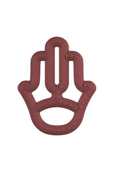 OiOi Silikon Diş Kaşıyıcı Annenin Eli - Velvet Rose