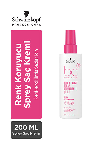 Bonacure BC Clean Renk Koruyucu Sprey Saç Kremi 200ml | Optimum pH, Renk Solm...