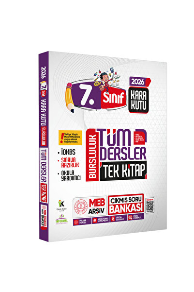 Karakutu Yayınları 2026 7.sınıf İOKBS BURSLULUK Tüm Dersler Çıkmış Soru Banka...
