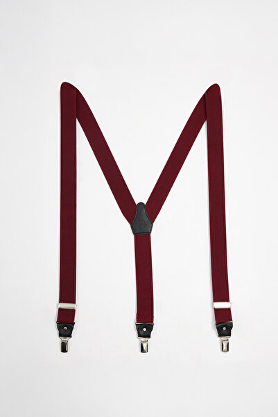 Tudors Erkek Bordo Pantolon Askısı