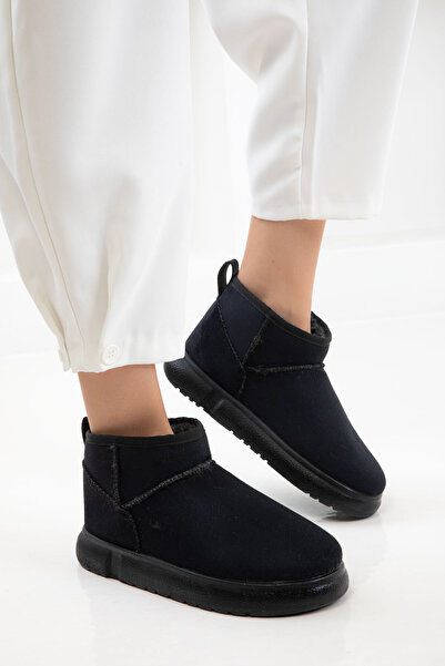 SOHO Siyah Süet Kadın Bot & Bootie 21112