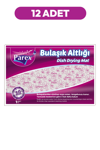 Parex Bulaşık Altlığı 46 x 30 cm 12 Paket 1 Koli