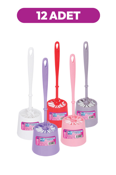 Parex فرشاة تواليت صديقة للبيئة، عبوة من 12 قطعة