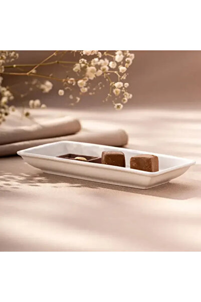 Emsan Pamukkale Rectangular Boat Plate 14 cm