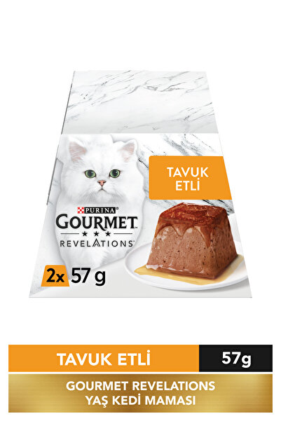 Gourmet Revelations Tavuklu Yetişkin Kedi Konservesi 2x57 gr