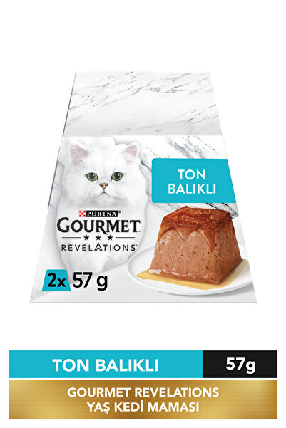Gourmet Revelations Ton Balıklı Yetişkin Kedi Konservesi 2x57 gr
