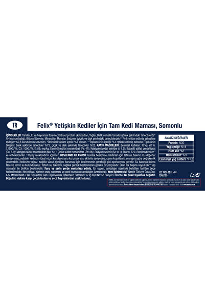 FELIX Sensations Somonlu Kedi Maması 2 Kg