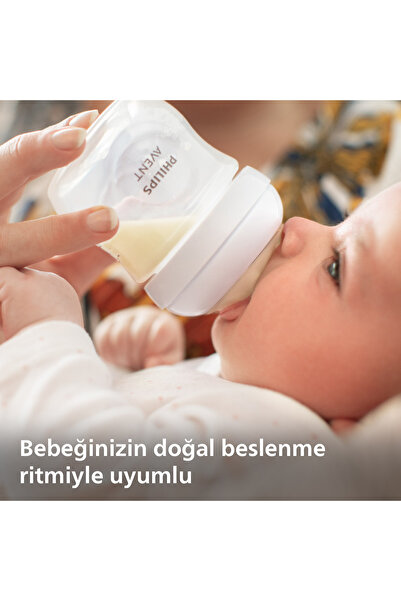 Philips Avent SCY900/02 Natural Response PP 2'li Biberon Seti 0-3 Ay 125ml