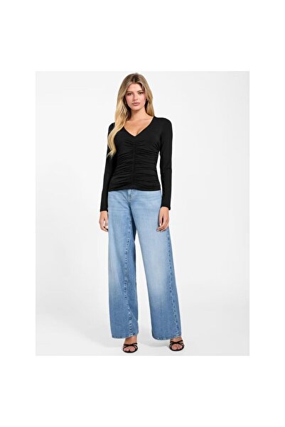 Guess Top LS cu decolteu în V AYLEEN
