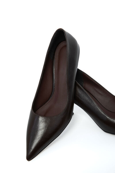 SOHO Кафени дамски класически обувки с висок ток 20998