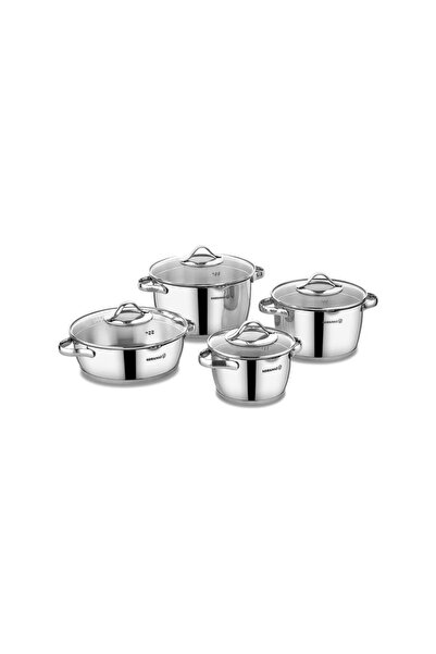 KORKMAZ Stara 8 Parça Tencere Seti A1969