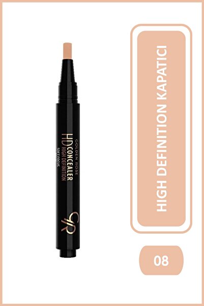 Golden Rose Hd Concealer High Definition No: 08 Natural Tan - Hd Concealer