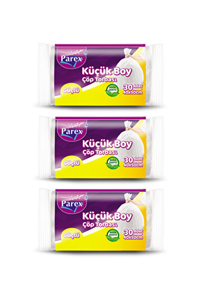 Parex Güçlü Çöp Torbası Mini Boy 3 Adet