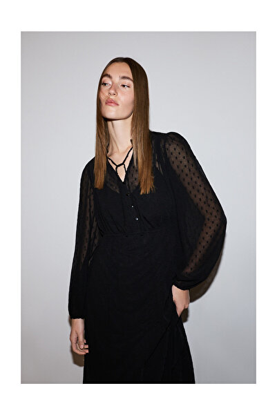 LEFTIES Női PLUMETI MIDI RUHA ESP. PAIS