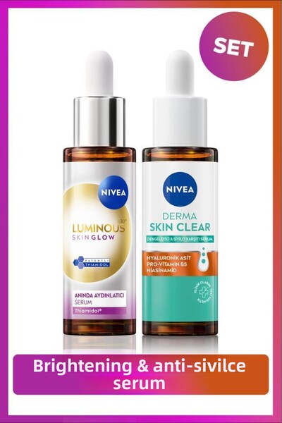 NIVEA سيروم مجدد مضاد للشيخوخة من Cellular Epigenetics سعة 30 مل وكريم العناي...