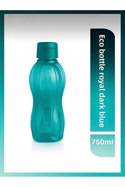 Plus زجاجة إيكو سعة 750 مل باللون الأزرق الملكي الداكن - غطاء سهل الفتح