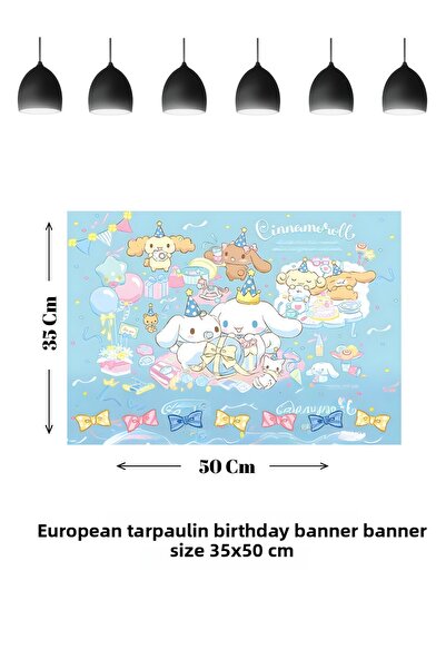 HAPPYLOOPPARTY Banner aniversar tematic Cinnamoroll Cinnamon