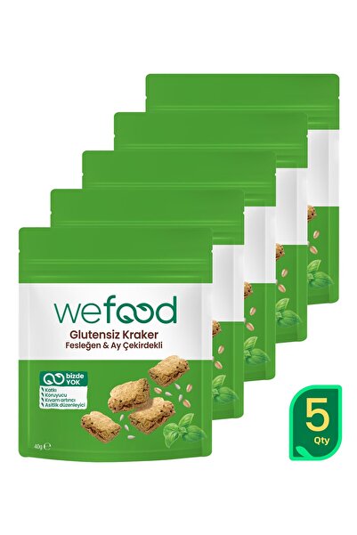 Wefood 40 جرام 5 قطع من المفرقعات بالريحان