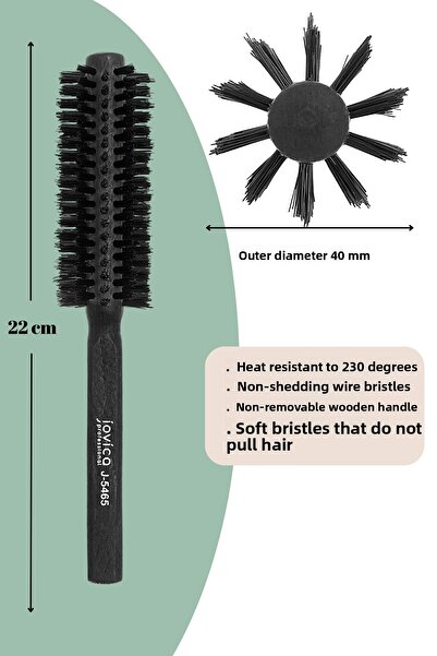 Jovica فرشاة شعر ذات شعيرات ناعمة، فرشاة تجفيف مقاومة للحرارة