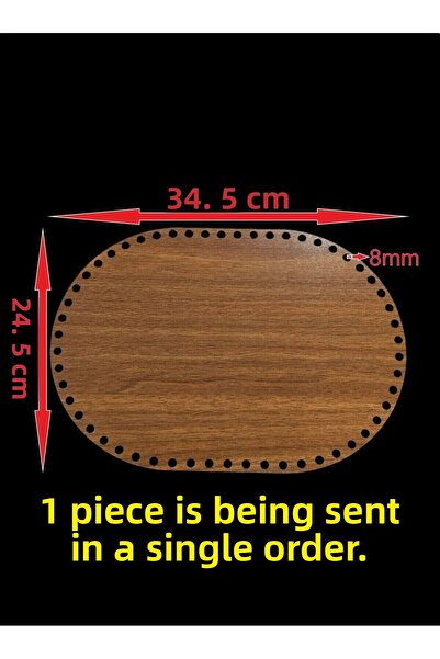 ASUDE HEDİYELİK خشب الجوز مقاس 34.5 × 24.5 سم، سلة واحدة، صينية من الخيزران، ...