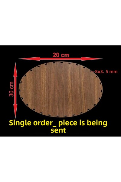 ASUDE HEDİYELİK Lemn 30x20 Cm 1 bucată Nuc Raddan Tavă din bambus Placă de tr...