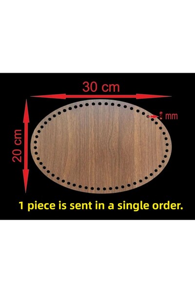 ASUDE HEDİYELİK Lemn de nuc 30x20 cm 1 buc Tavă din bambus Placă de tricotat ...