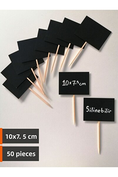 Şeffaf Etiket 50 de bucăți etichete cu știfturi A7, ștergebile, negre (10x7,5 cm) etichete din PVC, etichete decorative pentru rafturi de vitrine