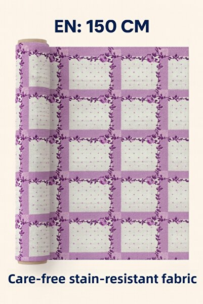 MEKİK MANİFATURA Masa Covering Raşel Fabric Without Worry (for 1 Meter)