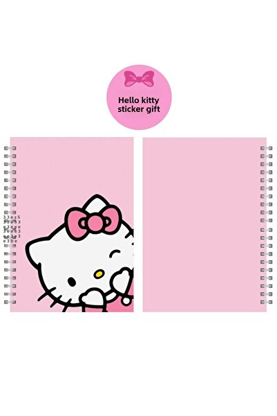 Panda دفتر مدرسي حلزوني مقاس A5 - 80 ورقة - مسطر