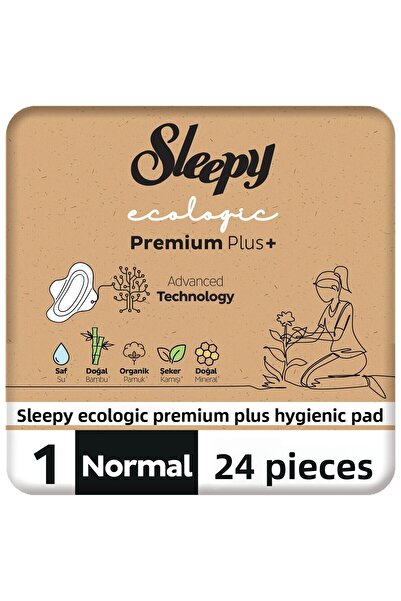 Sleepy فوط صحية إيكولوجيك بريميوم بلس عادية 24 قطعة