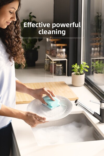 Vileda 2 Packs of 3 Pro Clean Corrugated Dish Sponges