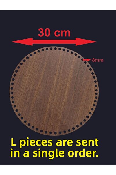 ASUDE HEDİYELİK Placă din lemn de nuc 30 cm 1 buc. Tavă din bambus Placă de t...