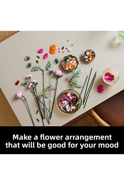 STOREMAX Jptrshop Botanicals Pink Flower Bouquet 10342 – Rose, Daisy, Orchid, Elderberry for Adults