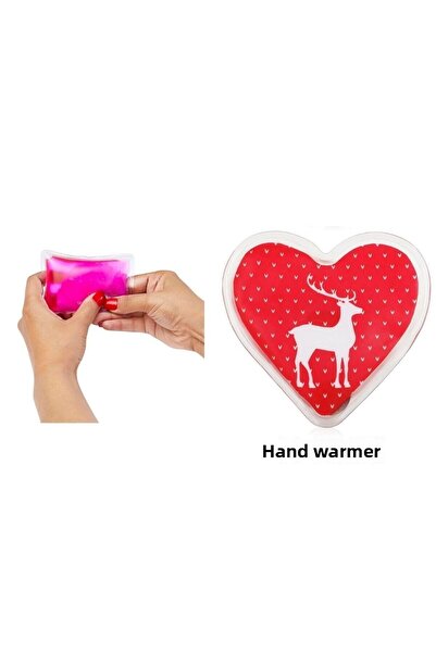 Sia Heart Shaped Deer Pocket Stove, Hand Warmer, Hot Water Bag Pvc 9cm
