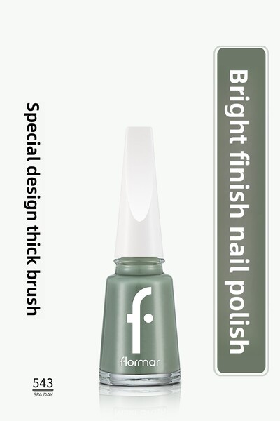 Flormar Klasik Parlak Bitişli Yüksek Pigmentli Oje - Nail Enamel -543 Spa Day- 8682536052993