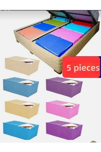 aktartekstil Quilt Bag Mega Size Mega 100X50X40(Multicolor) 5 Pcs