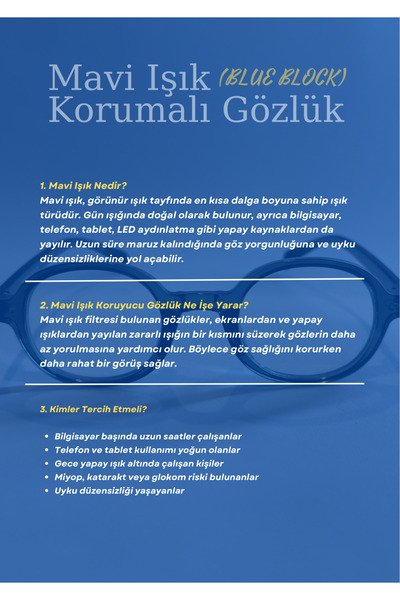 Gabbiano Gb201 Blue Light Protection 1St Quality Screen and Reading Glasses